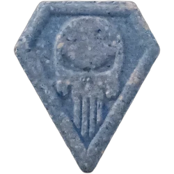 Comprimé Punisher — MDMA 117mg — Granada, Espagne