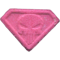 Comprimé Punisher — MDMA 205mg — Madrid, Espagne