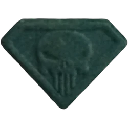 Comprimé Punisher — MDMA 201mg — Málaga, Espagne