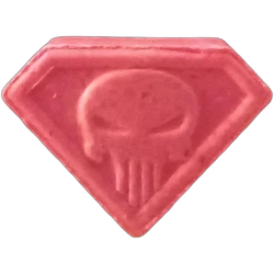 Comprimé Punisher — MDMA 136mg — Málaga, Espagne