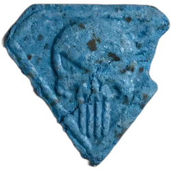 Comprimé Punisher — MDMA 122mg — Marseille, France