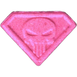 Comprimé Punisher — MDMA 209mg — Madrid, Espagne