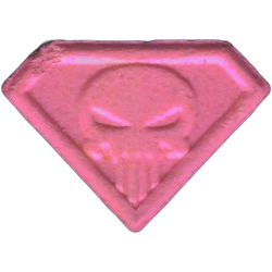 Comprimé Punisher — MDMA 126mg — Madrid, Espagne