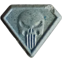 Comprimé Punisher — MDMA 197mg — Granada, Espagne