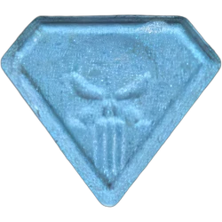 Comprimé Punisher — MDMA 207mg — Madrid, Espagne