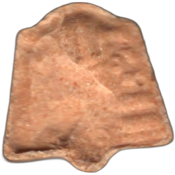 Comprimé Pharaoh — MDMA 193mg; Caffeine 37mg — Barcelona, Espagne