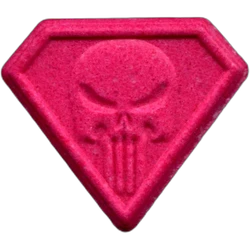 Comprimé Punisher — MDMA 142mg — Barcelona, Espagne