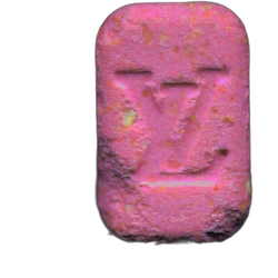 Comprimé Louis Vuitton — MDMA 135mg — Madrid, Espagne