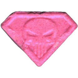 Comprimé Punisher — MDMA 214mg — Madrid, Espagne
