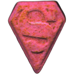 Comprimé Superman — MDMA 69mg — Madrid, Espagne