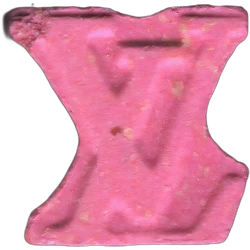 Comprimé Louis Vuitton — 2C-B 16mg — Madrid, Espagne