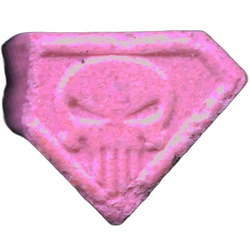 Comprimé Punisher — MDMA 214mg — Madrid, Espagne