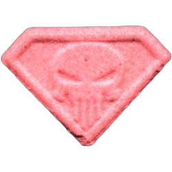 Comprimé Punisher — MDMA 212mg — Barcelona, Espagne