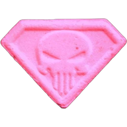 Comprimé Punisher — MDMA 101mg — Barcelona, Espagne