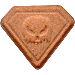 Comprimé Punisher — MDMA 158mg — Madrid, Espagne