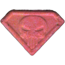 Comprimé Punisher — MDMA 211mg — Madrid, Espagne