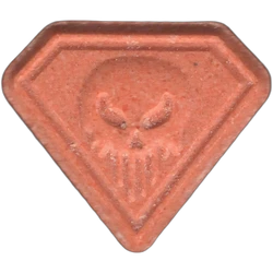 Comprimé Punisher — MDMA 173mg — Madrid, Espagne