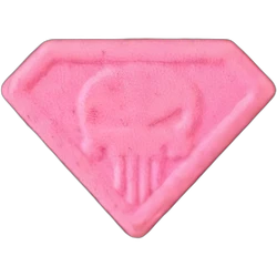 Comprimé Punisher — MDMA 166mg — Granada, Espagne