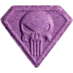 Comprimé Punisher — MDMA 124mg — Marseille, France