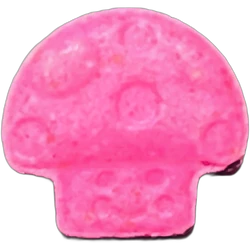 Comprimé Mushroom — MDMA 132mg; Caffeine 53mg; Lactosa — Granada, Espagne