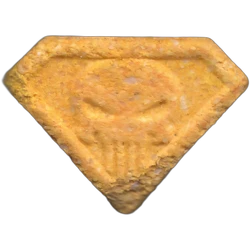 Comprimé Punisher — MDMA 238mg — Madrid, Espagne