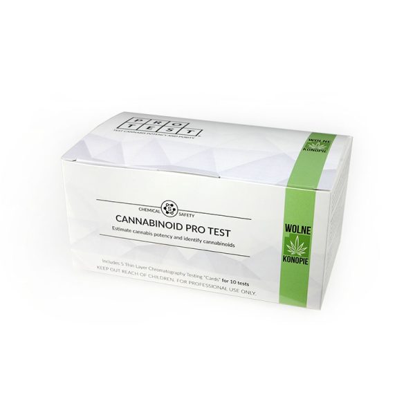Boîte du kit de test de cannabinoïdes