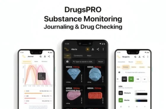 DrugsPRO, l'application d'analyse de drogues