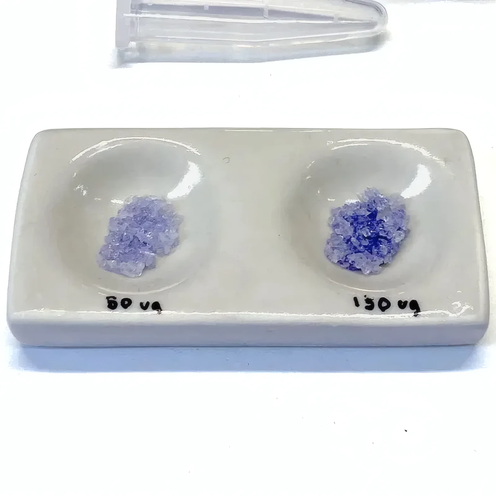 Résultats du kit de pureté LSD